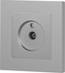 Миниатюра изображения товара Розетка INTRO Accent 6-301-03 / Б0063607 (алюминий)