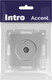 Миниатюра изображения товара Розетка INTRO Accent 6-301-03 / Б0063607 (алюминий)