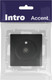 Миниатюра изображения товара Розетка INTRO Accent 6-301-05 / Б0063611 (антрацит)