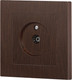 Миниатюра изображения товара Розетка INTRO Accent 6-301-10 / Б0063620 (венге)