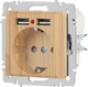 Миниатюра изображения товара Розетка INTRO Accent 6-410-11 / Б0063720 (сосна)