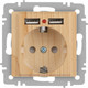 Миниатюра изображения товара Розетка INTRO Accent 6-410-11 / Б0063720 (сосна)