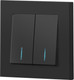 Миниатюра изображения товара Выключатель INTRO Accent 6-105-05 / Б0063516 (антрацит)