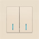 Миниатюра изображения товара Выключатель INTRO Accent 6-105-02 / Б0063509 (слоновая кость)