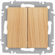 Миниатюра изображения товара Выключатель INTRO Accent 6-104-11 / Б0063503 (сосна)