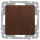 Миниатюра изображения товара Выключатель INTRO Accent 6-104-10 / Б0063501 (венге)