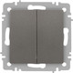 Миниатюра изображения товара Выключатель INTRO Accent 6-104-09 / Б0063499 (титан)