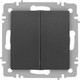 Миниатюра изображения товара Выключатель INTRO Accent 6-104-07 / Б0063493 (графит)