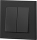 Миниатюра изображения товара Выключатель INTRO Accent 6-104-05 / Б0063488 (антрацит)