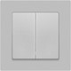 Миниатюра изображения товара Выключатель INTRO Accent 6-104-03 / Б0063484 (алюминий)