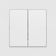 Миниатюра изображения товара Выключатель INTRO Accent 6-104-01М / Б0063456 (белый матовый)