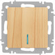 Миниатюра изображения товара Выключатель INTRO Accent 6-102-11 / Б0063439 (сосна)