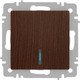 Миниатюра изображения товара Выключатель INTRO Accent 6-102-10 / Б0063449 (венге)