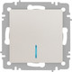 Миниатюра изображения товара Выключатель INTRO Accent 6-102-06 / Б0063467 (перламутр)