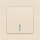 Миниатюра изображения товара Выключатель INTRO Accent 6-102-02 / Б0063428 (слоновая кость)