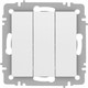 Миниатюра изображения товара Выключатель INTRO Accent 6-106-01М / Б0063532 (белый матовый)