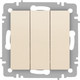 Миниатюра изображения товара Выключатель INTRO Accent 6-106-02 / Б0063534 (слоновая кость)