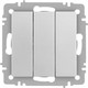 Миниатюра изображения товара Выключатель INTRO Accent 6-106-03 / Б0063536 (алюминий)