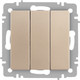 Миниатюра изображения товара Выключатель INTRO Accent 6-106-04 / Б0063538 (шампань)