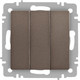 Миниатюра изображения товара Выключатель INTRO Accent 6-106-08 / Б0063547 (бронза)