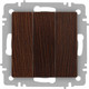 Миниатюра изображения товара Выключатель INTRO Accent 6-106-10 / Б0063550 (венге)