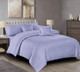 Миниатюра изображения товара Комплект постельного белья Alleri Сатин Stripe 2сп с европростыней (лаванда)