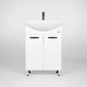 Миниатюра изображения товара Тумба с умывальником Viant Милан Балтика 60 / VMIL60BA-T2ST+WH110246