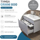 Миниатюра изображения товара Тумба под умывальник Vigo Grani 800-0-1 / 166 (навесная)