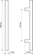 Миниатюра изображения товара Ручка для мебели StahlBuro A8925-128 (2шт, хром)