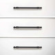Миниатюра изображения товара Ручка для мебели StahlBuro AP2306-128 (2шт, матовый черный)