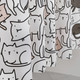 Миниатюра изображения товара Шторка-занавеска для ванны FORA Peva Cats FOR-PV09