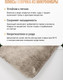 Миниатюра изображения товара Коврик для туалета FORA Serenity Spa FOR-HAP-50-50BEG (серебристо-бежевый)