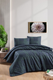 Миниатюра изображения товара Комплект постельного белья Karven Sadora Navy Blue 1.5сп / N243