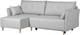 Миниатюра изображения товара Диван угловой Mio Tesoro Руан 547 (светло-серый 1585)