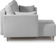 Миниатюра изображения товара Диван угловой Mio Tesoro Руан 547 (светло-серый 1585)