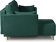 Миниатюра изображения товара Диван угловой Mio Tesoro Руан 547 (зеленый 1586)