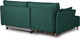 Миниатюра изображения товара Диван угловой Mio Tesoro Руан 547 (зеленый 1586)