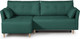 Миниатюра изображения товара Диван угловой Mio Tesoro Руан 547 (зеленый 1586)