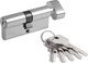 Миниатюра изображения товара Цилиндровый механизм замка Нора-М STD AL ЛВ-70 35-35 / 15414 (хром)