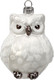 Миниатюра изображения товара Елочная игрушка Inge's Christmas Figural Glass Ornaments. Снежная сова / 64008H600