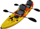 Миниатюра изображения товара Каяк BarrakuDA SOT385 (желтый/красный)