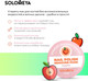Миниатюра изображения товара Салфетки для снятия лака Solomeya Pads Acetone Free Яблоко / 14-2119 (30шт)