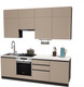 Миниатюра изображения товара Кухонный гарнитур ВерсоМебель Эко Премиум 2.4 (глиняный серый/ст. мрамор лацио)