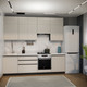 Миниатюра изображения товара Кухонный гарнитур ВерсоМебель Эко Премиум 2.6 (кашемир/ст. мрамор лацио)
