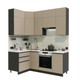 Миниатюра изображения товара Кухонный гарнитур ВерсоМебель Эко Премиум 1.2x2.0 левая (глиняный серый/ст. мрамор лацио)