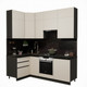 Миниатюра изображения товара Кухонный гарнитур ВерсоМебель Эко Премиум 1.2x2.2 левая (кашемир/ст. тунис)