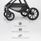 Миниатюра изображения товара Детская универсальная коляска Tomix Travel 2в1 Z1/2 (Black)
