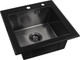 Миниатюра изображения товара Мойка кухонная Arfeka Eco AR PVD Nano 50x50 (GS Black Glass+Black)
