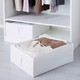 Миниатюра изображения товара Кофр для хранения Ikea Скубб 605.910.47 (белый)