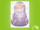 Миниатюра изображения товара Нагрудник детский ROXY-KIDS Мамина булочка / RBN-402V (фиолетовый)